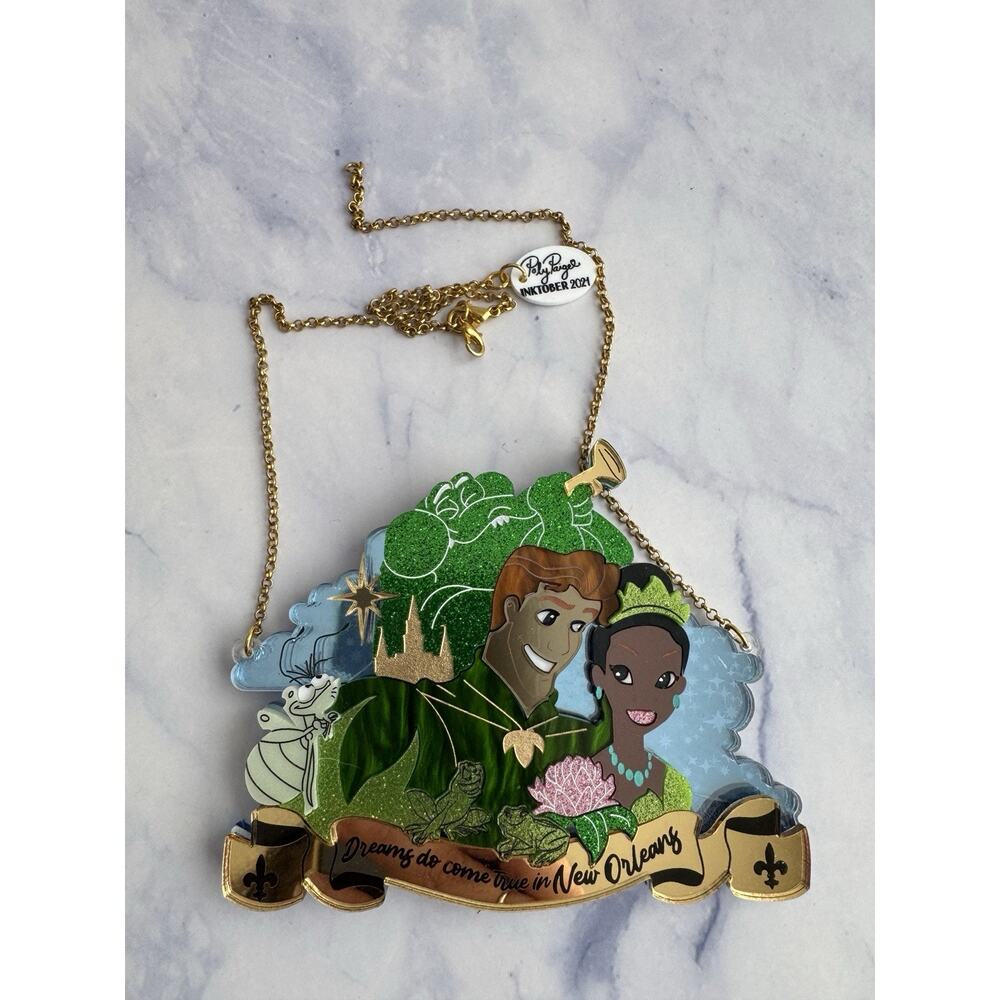 Polypaige Inktober 2021 Princess And The Frog Acrylic Necklace Second